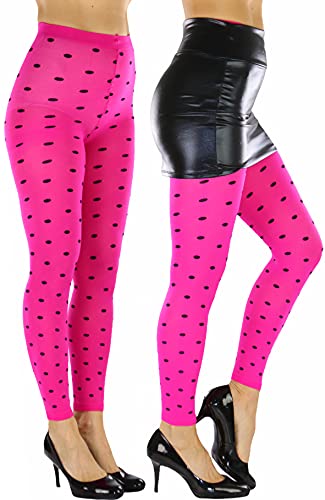 Image of ToBeInStyle Women's Opaque Ankle Long Nylon Footless Fun Tights Pantyhose