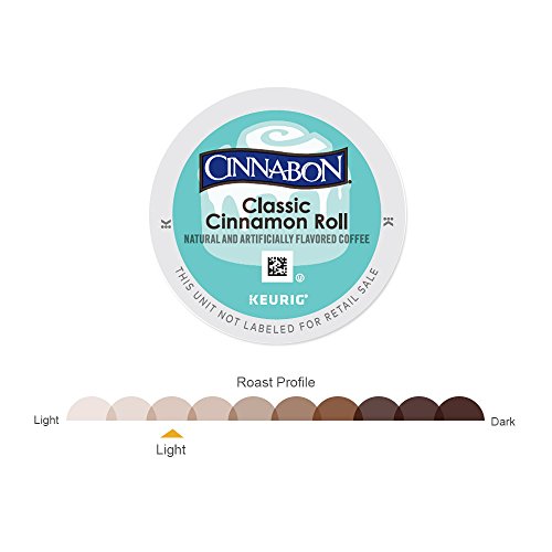 Cinnabon Classic Cinnamon Roll, Single-Serve Keurig K-Cup Pods, Flavored Coffee, 24 Count #TOP2