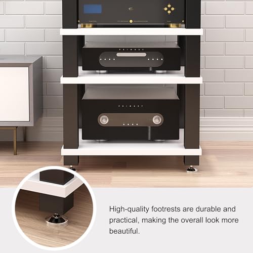 Support audio pour armoire AV en colonnes ouvertes superposées - 6