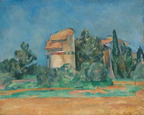 Toile Le Pigeonnier de Bellevue Cézanne 60x90cm pour decoration salon