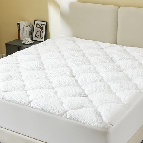 GOLDBOVER Extra Thick Quilted Mattress Pad