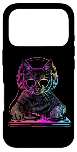 DJ Cat EDM eNm nEX~[WbN LD X}zP[X iPhone 17 Pro p