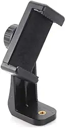 Suporte Adaptador Garra Celular Giratório Gira na Vertical e Horizontal Prender em Tripé Clipe