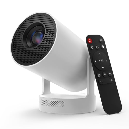 Image of Mini Projector, Support 4K 1080P Portable Projector with Electric Focus