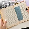 Tosstuki 100 Pcs Colorful Book Review Bookmarks Book Marker Reading Log Bookish Gift for Readers Reading Page Markers to Review Tracker #5