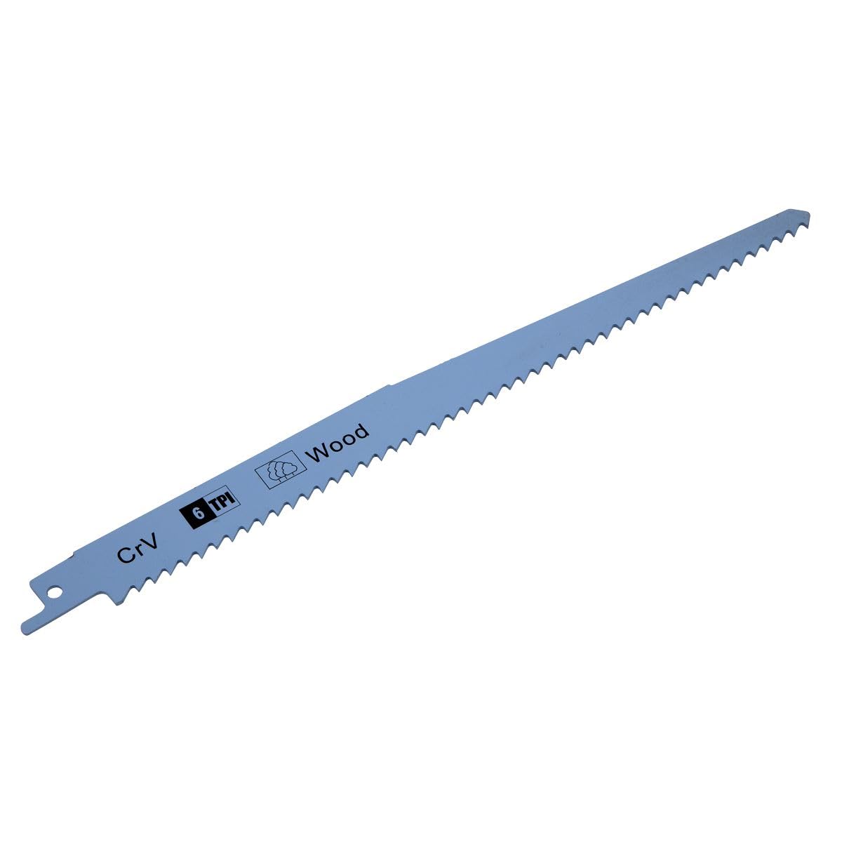 Sealey Reciprocating Saw Blade for Clean Wood 230mm 6tpi - Pack of 5 SRBS911D