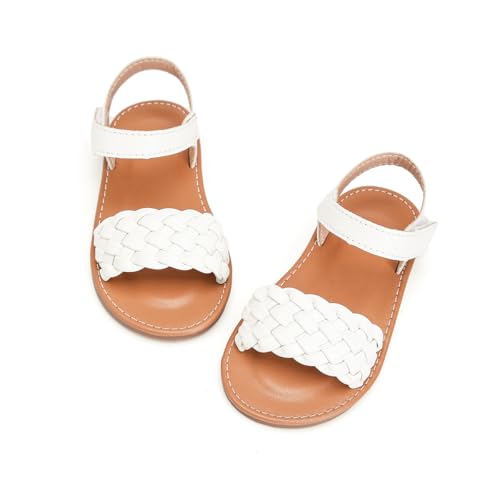Image of Toddler Girls Sandals Summer Flats Dress Shoes for Baby Little Kids Girl