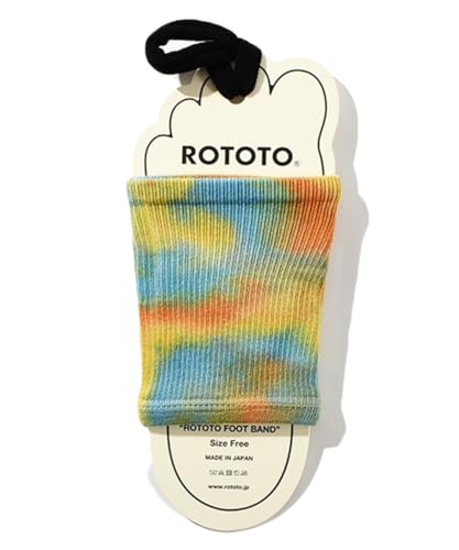 RoToTo(���g�g) FOOT BAND �t�b�g�o���h �^�C�_�C �����Y ���f�B�[�X �C�� �\�b�N�X ���{�� made in japan rototo-r1314 ORG/L.BL/L.YE