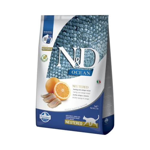 N&D Ocean Neutered, Herring & Orange Adult 5 kg