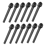 UTHCLO 12 Stück Teiliges Professionelle Stimmwirbel aus Ebenholz für Oud...