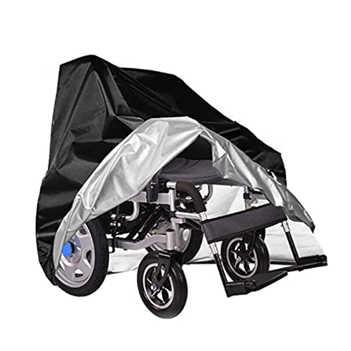LXSEHN Funda para Silla De Ruedas, Protección Cubierta A Prueba De Polvo De Eléctrica Manual Silla, Negro Tela Oxford (Tamaño : 100x75x100cm) Cover