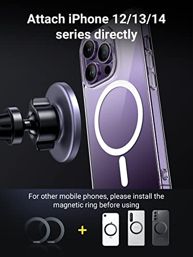 Image of UGREEN MagSafe Car Mount, Magsafe Phone Car Holder, Air Vent 360 Adjustable Magnetic Phone Holder, Strong Magnet, Easily Install, Compatible with iPhone 17 Pro Max and Phones with MagSafe Case