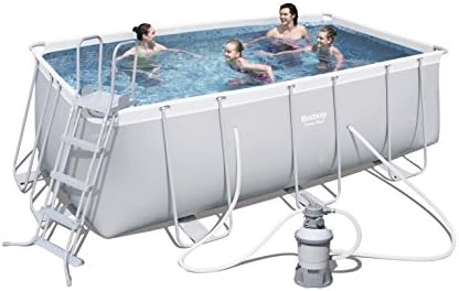 Bestway® Power Steel™ AufstellpoolSet mit Sandfilteranlage 412 x 201 x