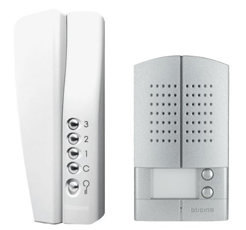 Bticino - Kit portero swing superficie 2 vivienda linea 2000