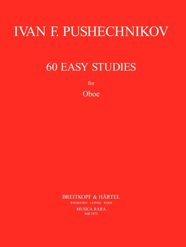 Ivan f. pushechnikov 60 easy studies - 60 leichte studien hautbois