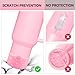 Hpbel Protective Silicone Boot Flash Pink for Stanley Cup Accessories Compatible with Stanley Cup Boot 40/30z More Bottles with 2.95in Bottom for Water Bottle Flower Tumbler Accessories