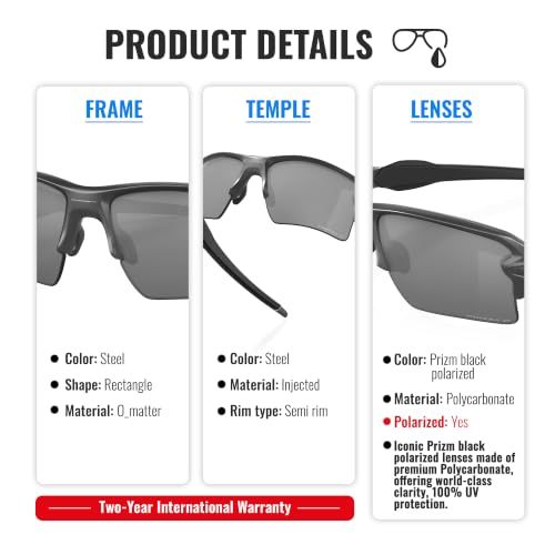 Image of Oakley FLAK 2.0 XL OO9188 Rectangle Sunglasses With Official Eyewear Kit | Men's & Women's Sunglasses