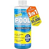 JDiction Winter Pool Closing Kit - 3 in 1 Pool Winterizing Kit for Above Ground, Inground & Saltwater Pools, Long Lasting Protection, One Step Pool Winterizer, Natural Pool Closer, Up to 30,000 Gallon
