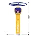 GIFTIARA Electric Disc Launcher with 6 Flying Spinners, Glow in The Dark Rechargeable Outdoor Play Fun Sport Fidget Toys