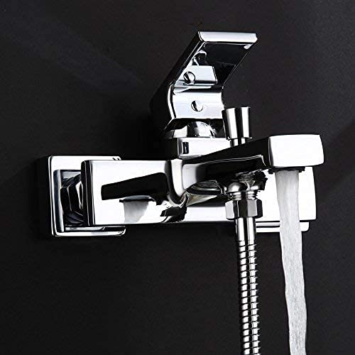 Robinet de baignoire carré en cuivre pour rénovation salle de bain