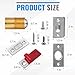 Uordirya 4 Pcs Ball Catch for Top of Door, Closet Door Ball Catch Replacement with Extra Long Screws & Magnetic Latch Combo, Stainless Steel Adjustable Hardware for Cabinet, Pantry,Office