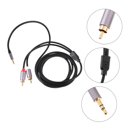 Cable de audio stereo 2m para TV y auriculares miniatura 6