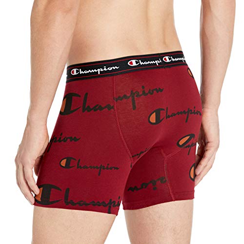 Champion Men's Script Printed Boxer Brief2