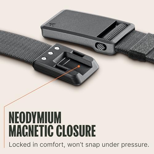 Groove Life Groove Belt Ultra – Men's Golf Belt, Stretch, Magnetic Buckle, Adjustable, Comfortable, Golf
