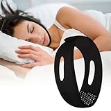 Anti Snoring Devices, Effective Snoring Solution, Adjustable Breathable Anti Snoring Chin Strap, Skin-Friendly Comfortable Sleeping