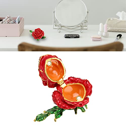 Boîte à bijoux rose sur votre coiffeuse pour ranger vos bagues