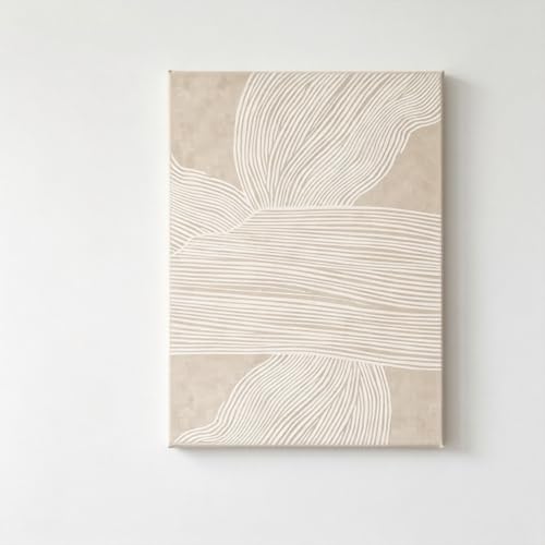 Tableau abstrait moderne pour habiller un mur vide avec cette toile 50x70