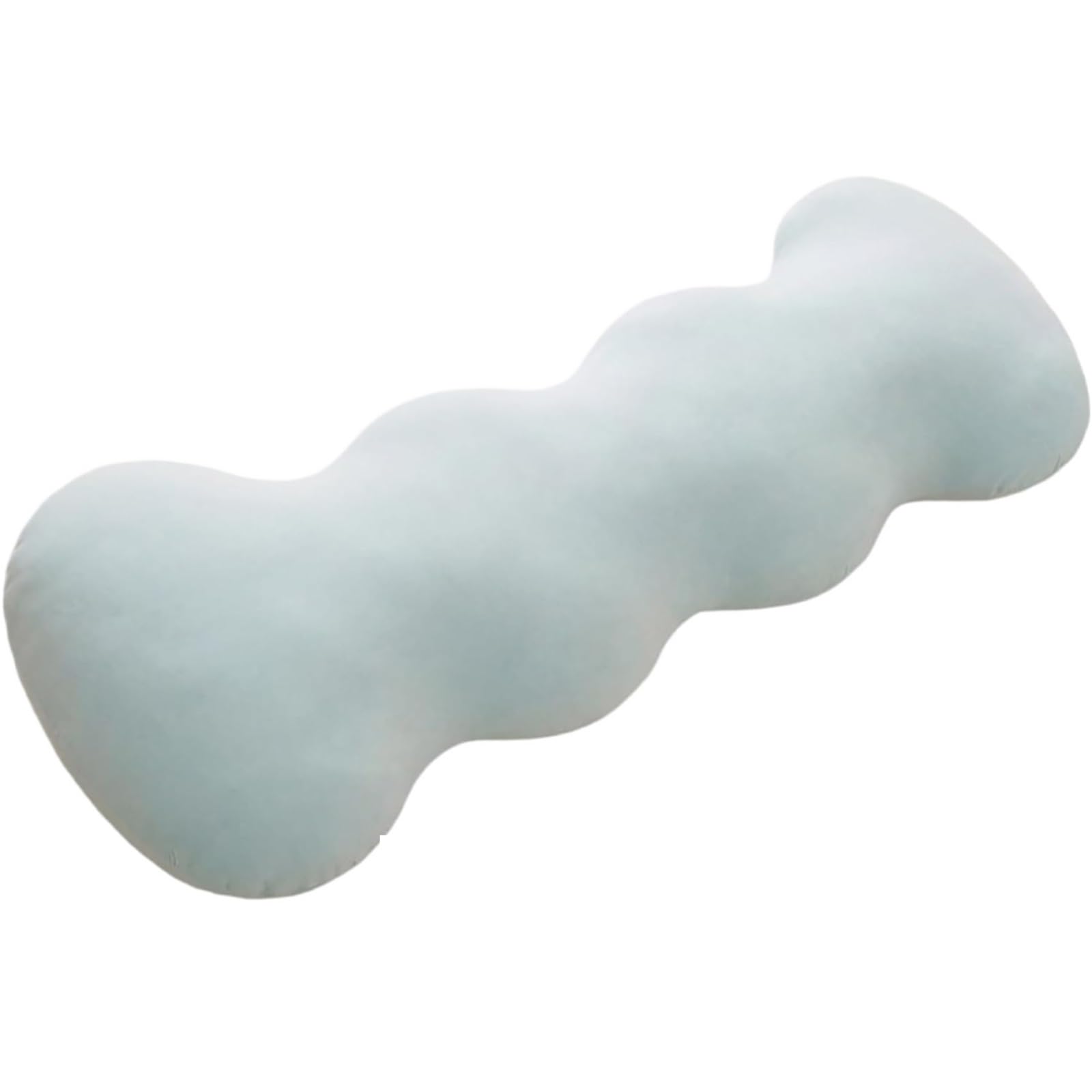 ANQKYO Pea Pod Body Pillow for Side Sleeper Pod Body Pillow For Side Sleeper, Ergonomic S-Shaped Full Support For Adults, Long Cooling Hug(Blue,S)