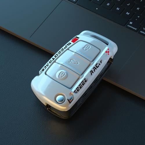 Coque clé voiture fibre de carbone pour Audi A4 B7 B8 Q3 Q7 TT