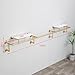 WJJAYY Industrial Pipe Clothing Rack, Wall Mounted Heavy Duty Garment Display with 2 Top Shelves for Shops, Homes, Laundry Room, Closet Storage