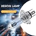 Jitrendo 2 Pcs H4 12v 100/90w Halogen Bulbs Super White, Front Headlight, Car Bulb, Car High Beam Lights, Universal For Most Cars, Suvs