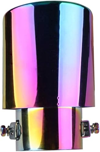 Miniatura 5 de idain Tubos de punta de silenciador de cola de escape de automóvil de acero inoxidable de tipo recto universal para tubos de 1.5 a 2.1 pulgadas de