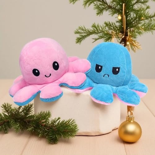 Image of Babique Octopus Plushie Reversible Stuffed Plush Teddy Bear Soft Toy |Ideal for Birthdays & Special Occasions Girls /Boys, Baby Kids (17Cm)