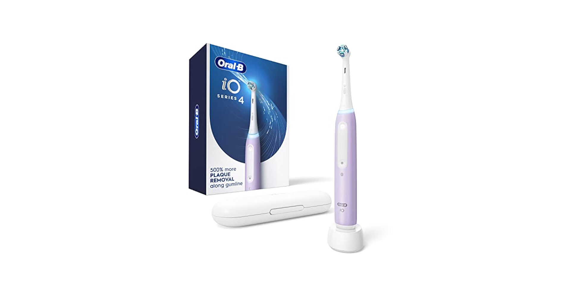 Oral−B IOシリーズ4 Amazon.com: Oral-B iO 系列4 電動牙刷,附(1) 刷頭,可充電(薰衣草)