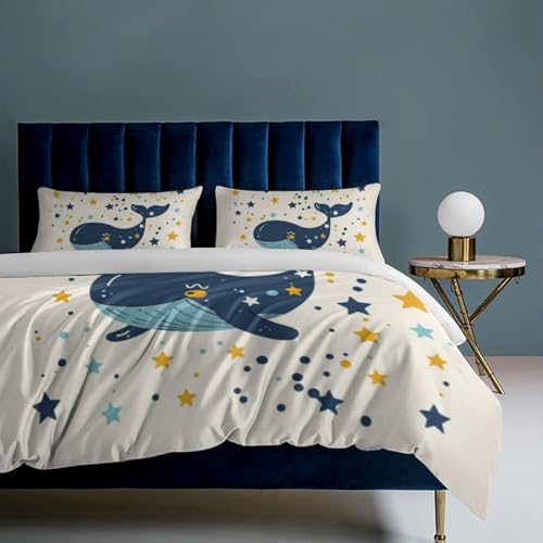 Housse de couette zippée en microfibre résistante style maison de campagne - 8