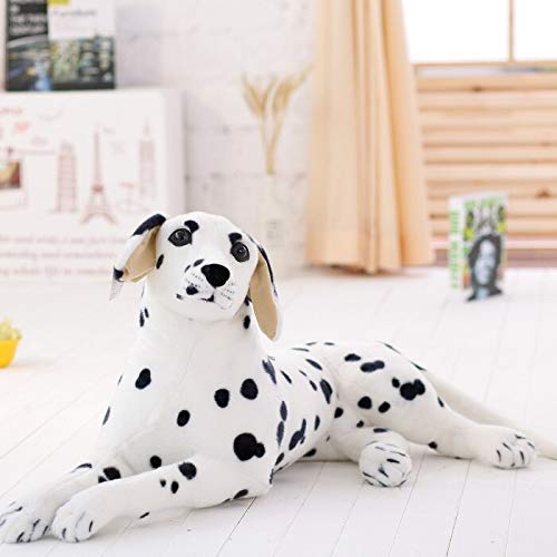 Amazon Co Jp ぬいぐるみ ぬいぐるみ犬ダルメシアンぬいぐるみリアルな巨大な犬のおもちゃリアリックな動物の子供たちのおもちゃの子供たちのためのギフト 名前 生涯ダルメシアン犬のお気に入り サイズ 30cm 40cm 50cm 60cm 75cm 90cm Color Black Height 40cm