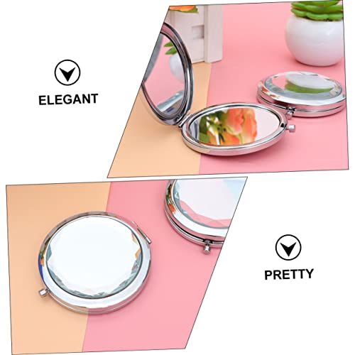 Miroir de voyage extérieur compact pour retouches nomades
