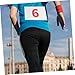 balacoo 10pcs Race Number Bibs: High Visibility Blank Competitors Lightweight and Reusable Ideal for Long-Distance Running and Athletic Competitions