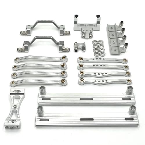 RC�J�[�A�N�Z�T���[ For WPL For C64 C64-1 1/16 RC �J�[�A�b�v�O���[�h�p�[�c�A�N�Z�T���[�����V���[�V�����N���b�h�v�����b�h�}�E���g�T�C�h�y�_���V���b�N�}�E���g�Z�b�g(Silver)