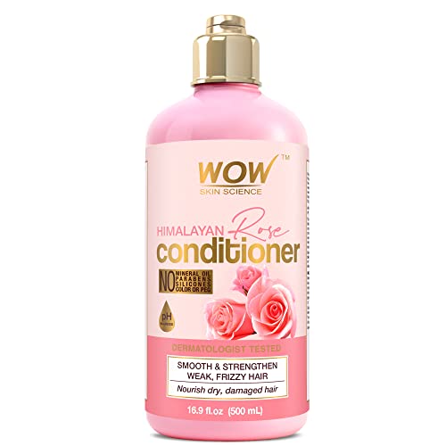 Wow Skin Science Himalayan Rose Hair Shampoo & Conditioner For Dry Damaged Hair - Hydrating Hair Repair (Conditioner 16.9 Fl Oz (Pack Of 1)) #TOP14