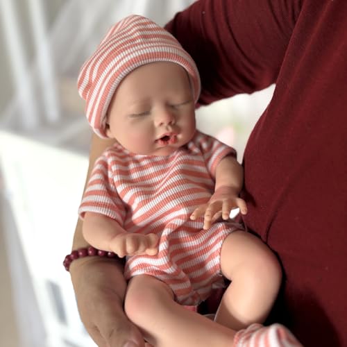 Muñeca Bebé Reborn de Silicona Realista 13 Pulgadas miniatura 2