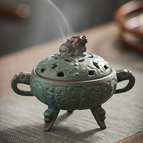 Amazon.com: Ceramic Incense Burner Antique Bronze Incense Burner