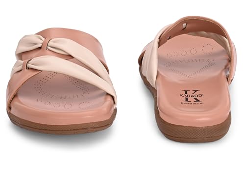 Image of Karaddi Doctor Sandals for Woman | Flats Women Stylish | Womens Sandals Flats | Slippers Orthopedic Footwear for Women Stylish Flat Sandal | Flat Fashion Sandal