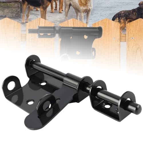 Loquet de portail robuste pour abri de jardin, clôture coulissante, loquet pour abri de jardin, clôtures en bois, grange, cour, loquet extérieur (15,2 cm)