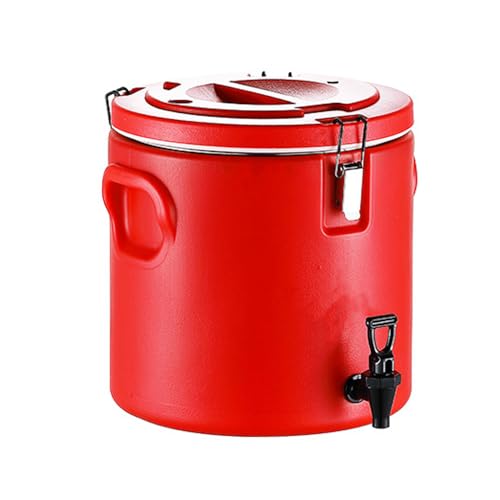 Honey Zoneアイスペール ステンレス製断熱バレル 魔法瓶 大容量 保温 円筒形 10L~80L 蓋 ハンドル 持ちやすい バー パーティー ビール 家庭 業務用 (蛇口なし,60L) (10L,蛇口付き)