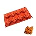 IC ICLOVER 8-Cavity Fleur-de-lis Mold, Non-Stick Fleur de lis Food Grade Silicone Mold for Cake Decoration Bread Fancy Soap Chocolate Muffin Jelly Candy Fondant Cake Decor